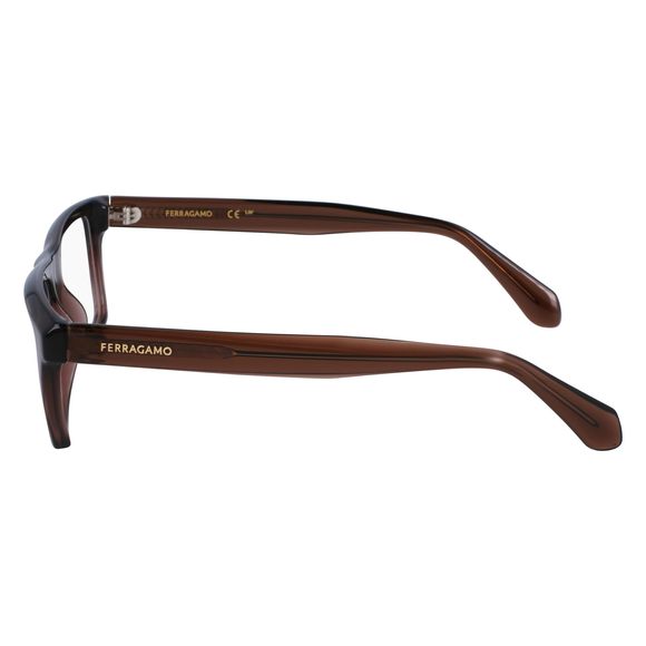 New FERRAGAMO SF-2988 232 Crystal Brown Eyeglasses 54/17/145
